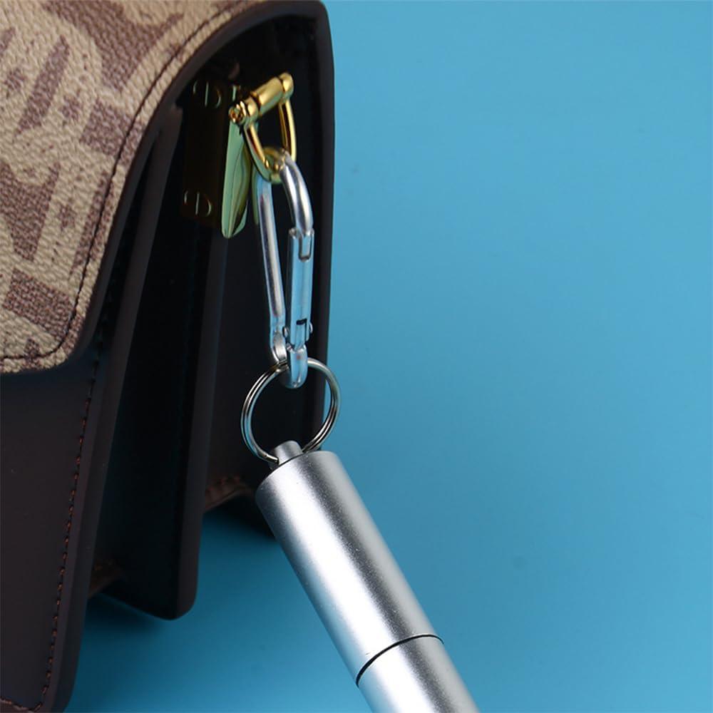 Popote Plegable Reutilizable Acero Inoxidable TOPJINZHIONE 21.5 cm