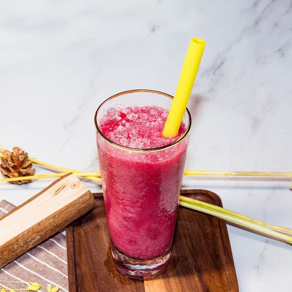 Pajitas de Silicona Reutilizables Mcool 8Pcs para Batidos 25.4cm