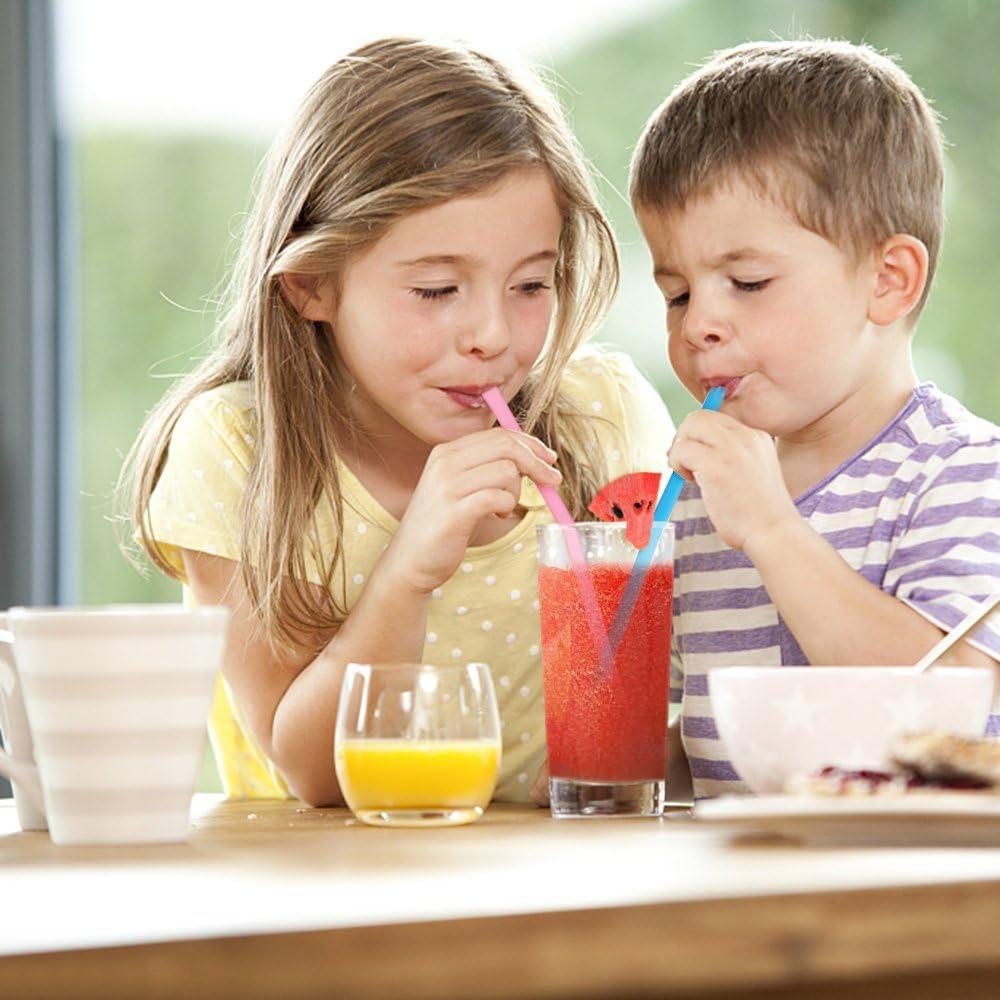 Pajitas de Silicona Reutilizables Mcool 8Pcs para Batidos 25.4cm