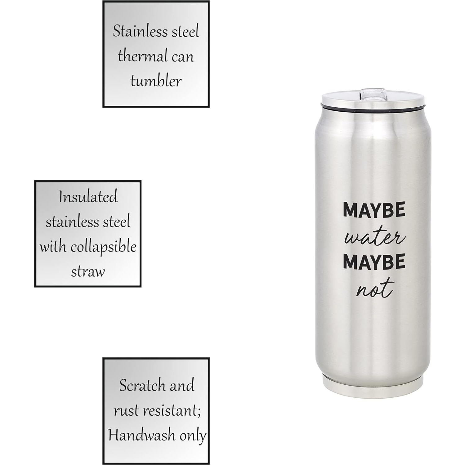 Lata Térmica Aislada SIPS Bebida Acero Inoxidable 355ml