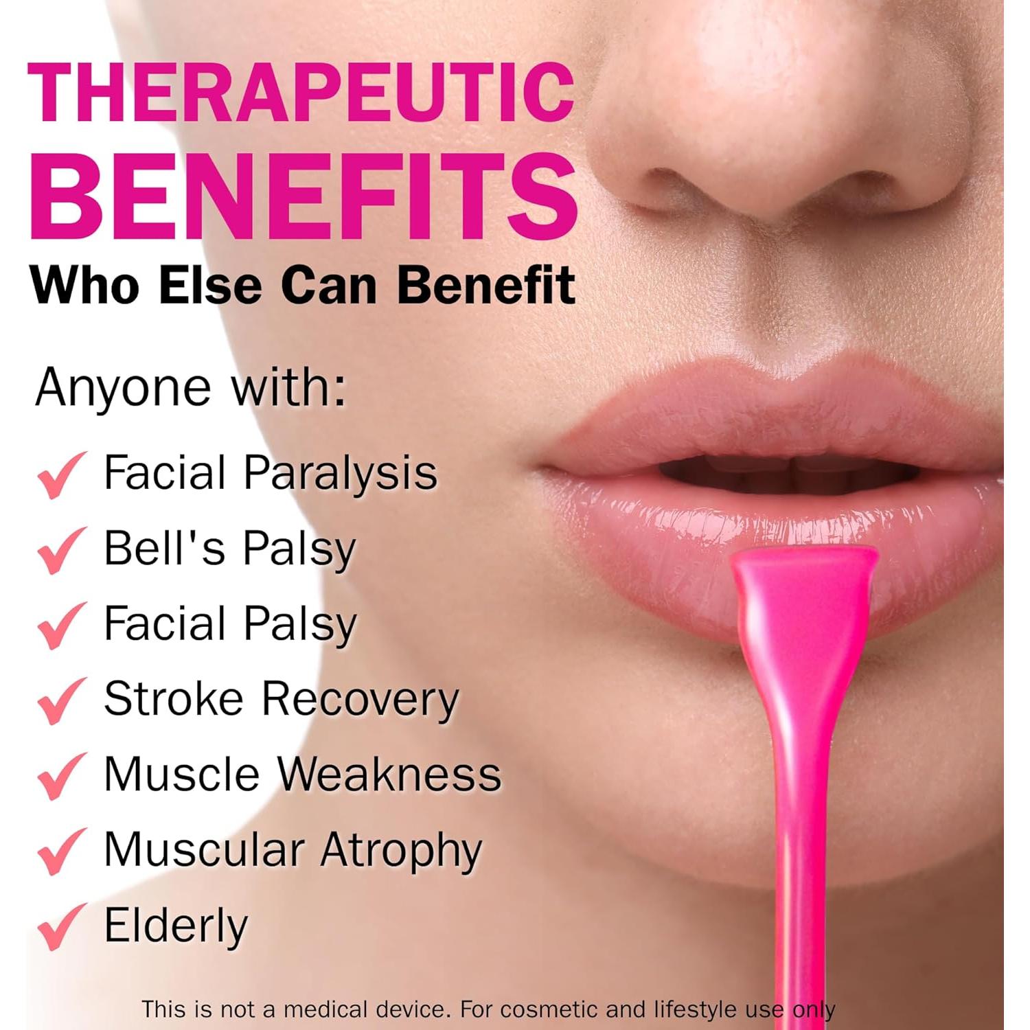 Popote Reutilizable Sipface 30 cm Rosa Translúcido - 2 Pcs