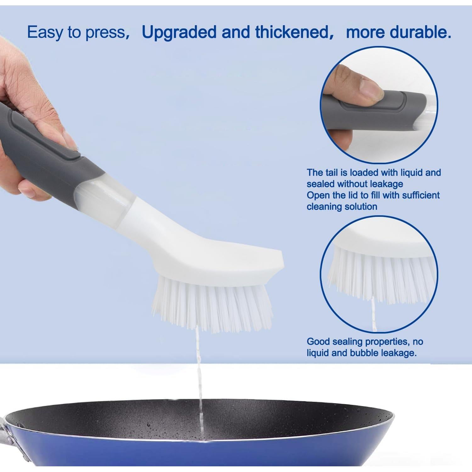 Cepillo de Jabón CELOX con Dispensador para Platos y Ollas