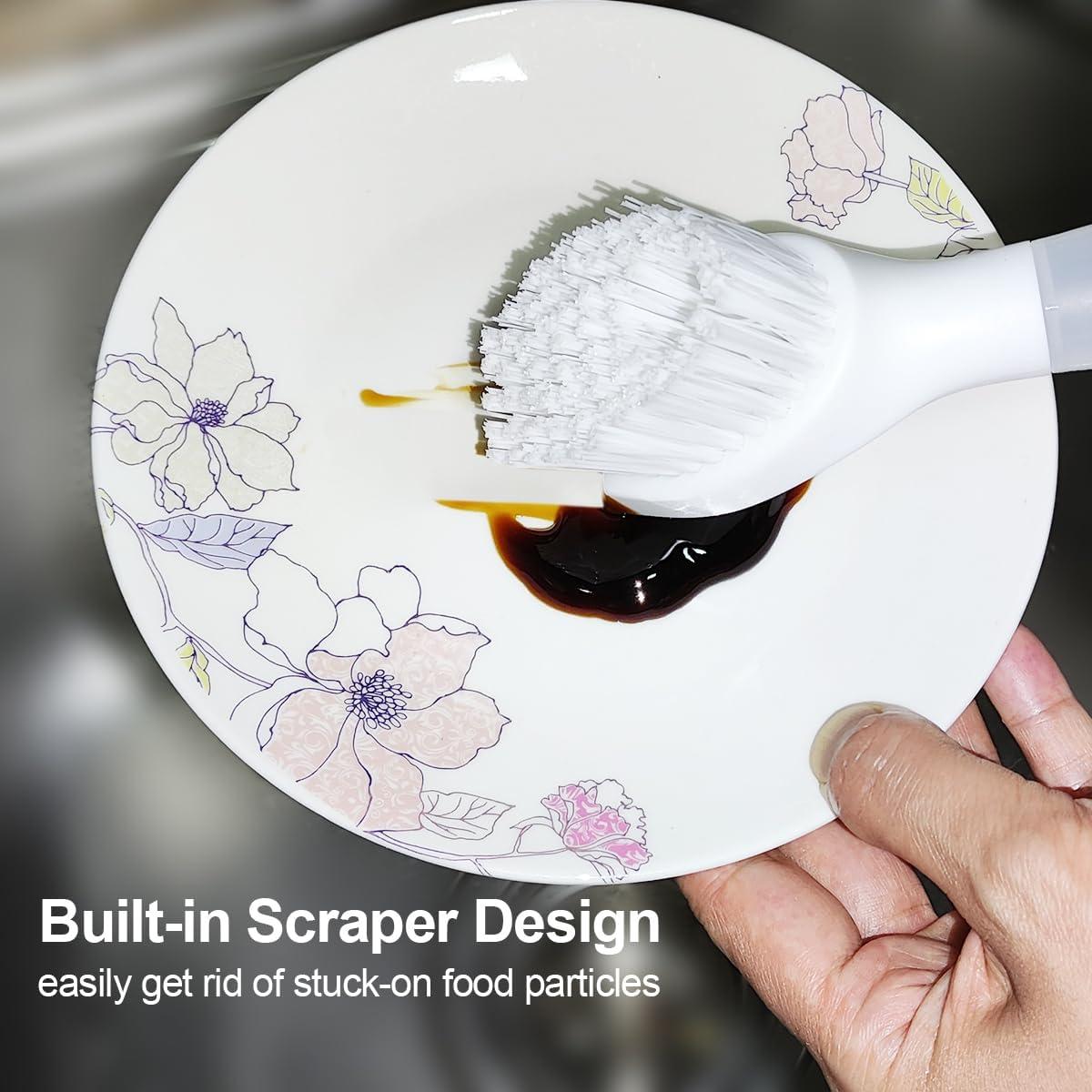 Cepillo de Jabón CELOX con Dispensador para Platos y Ollas