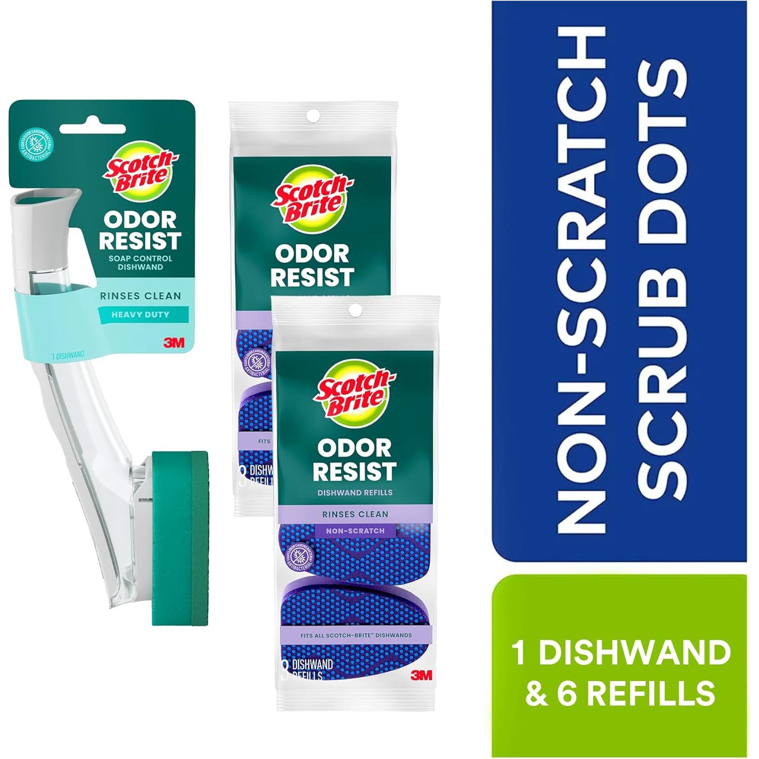 Kit de Mango de Lavado Scotch-Brite con Jabón y 6 Recargas