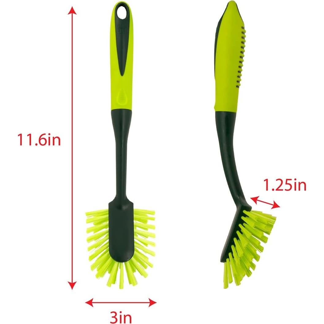 Cepillo de Platos Pine-Sol con Mango Largo y Cerdas Resistentes