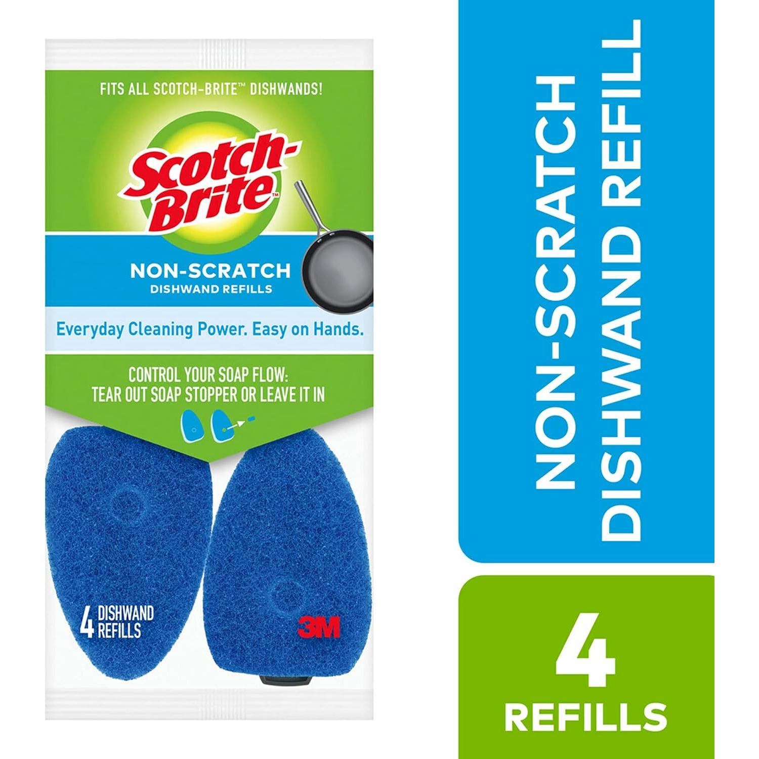 Recargas Scotch-Brite para Esponja de Platos Sin Rayar - 4 Unidades