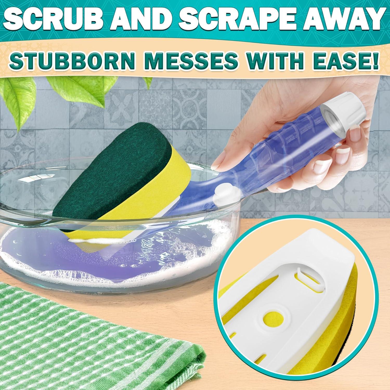 Esponja de Plato con Mango ZOKLU DRH - 7 Recambios Absorbentes