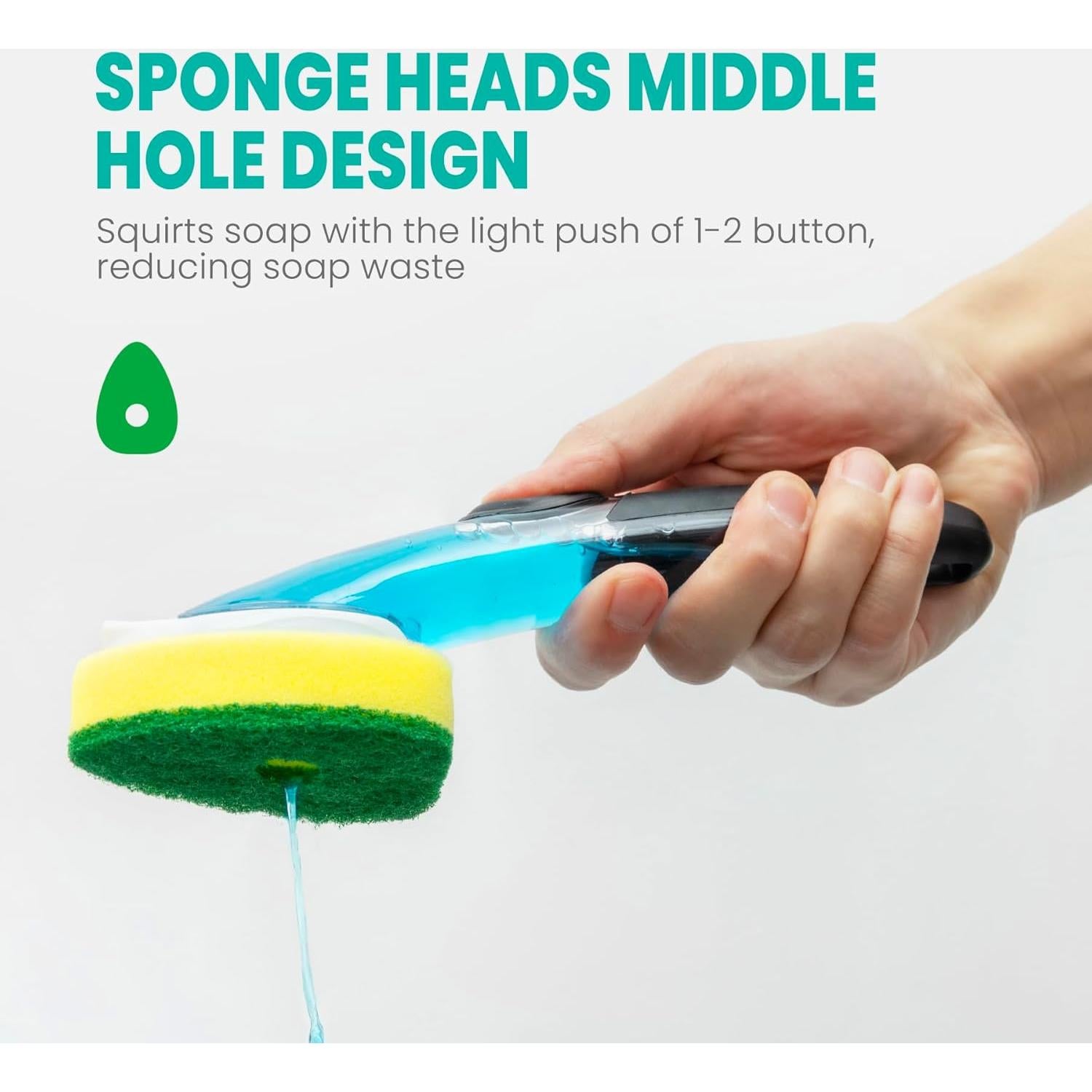 Cabezal de Repuesto para Varita de Platos HELIME Amarillo