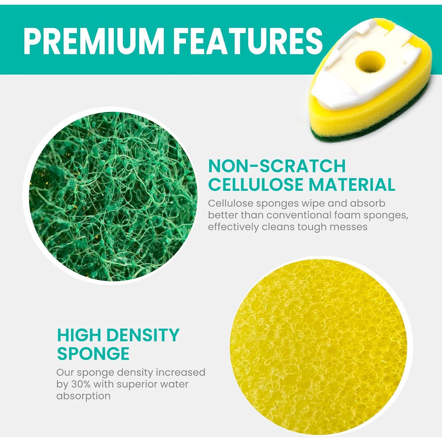 Cabezal de Repuesto para Varita de Platos HELIME Amarillo