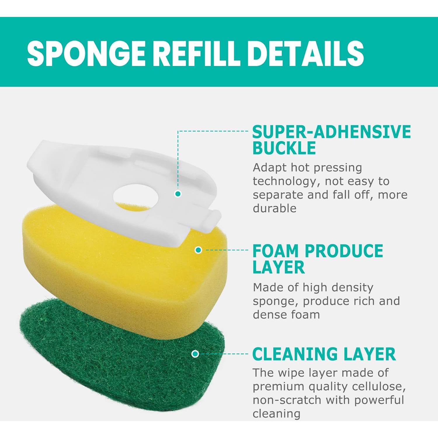 Cabezal de Repuesto para Varita de Platos HELIME Amarillo