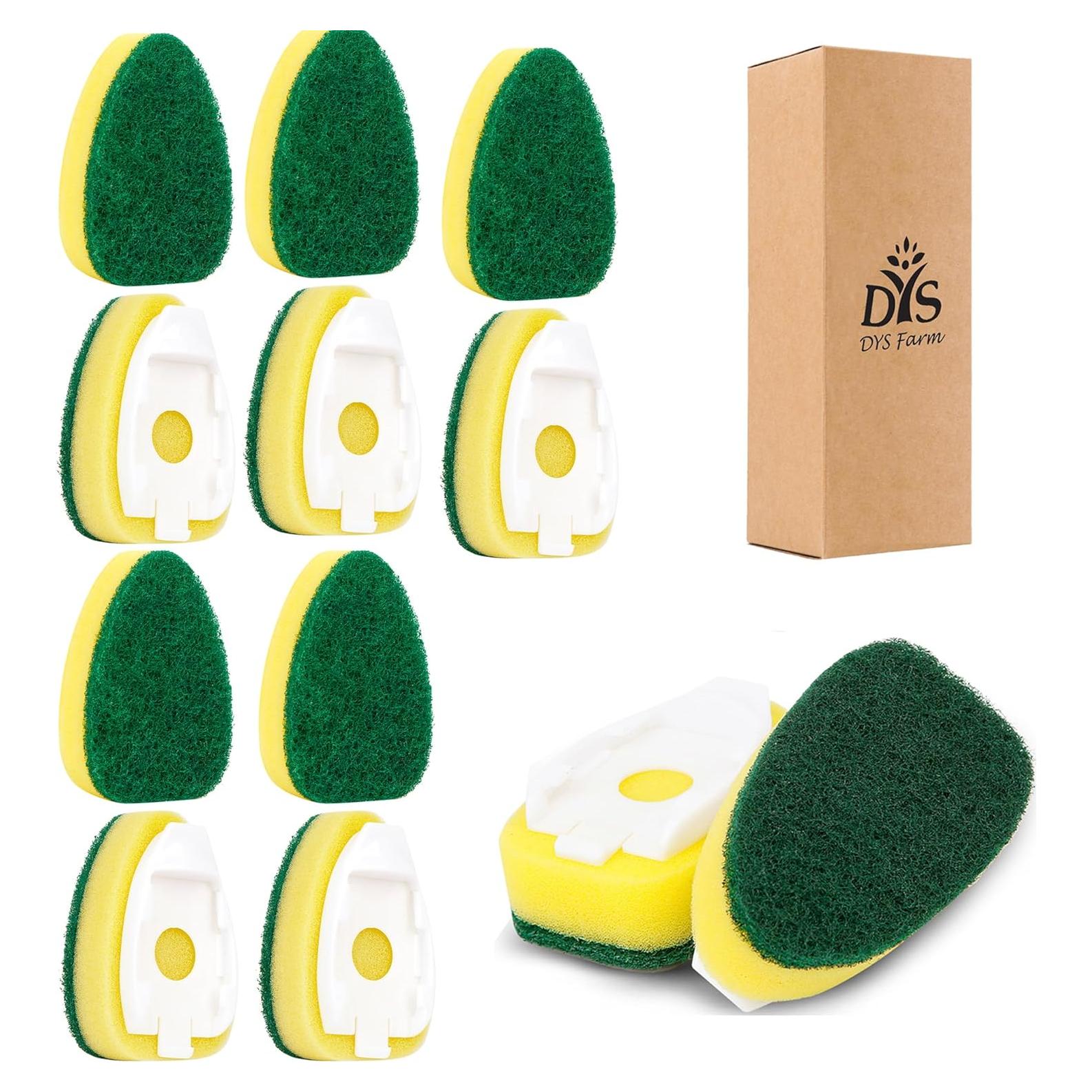 Recargas de Esponja DYS Farm Dishwand 12 Piezas Verde