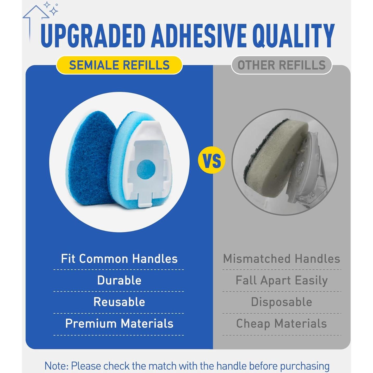 Recargas de Esponja para Varita de Platos Semiale 3 Piezas