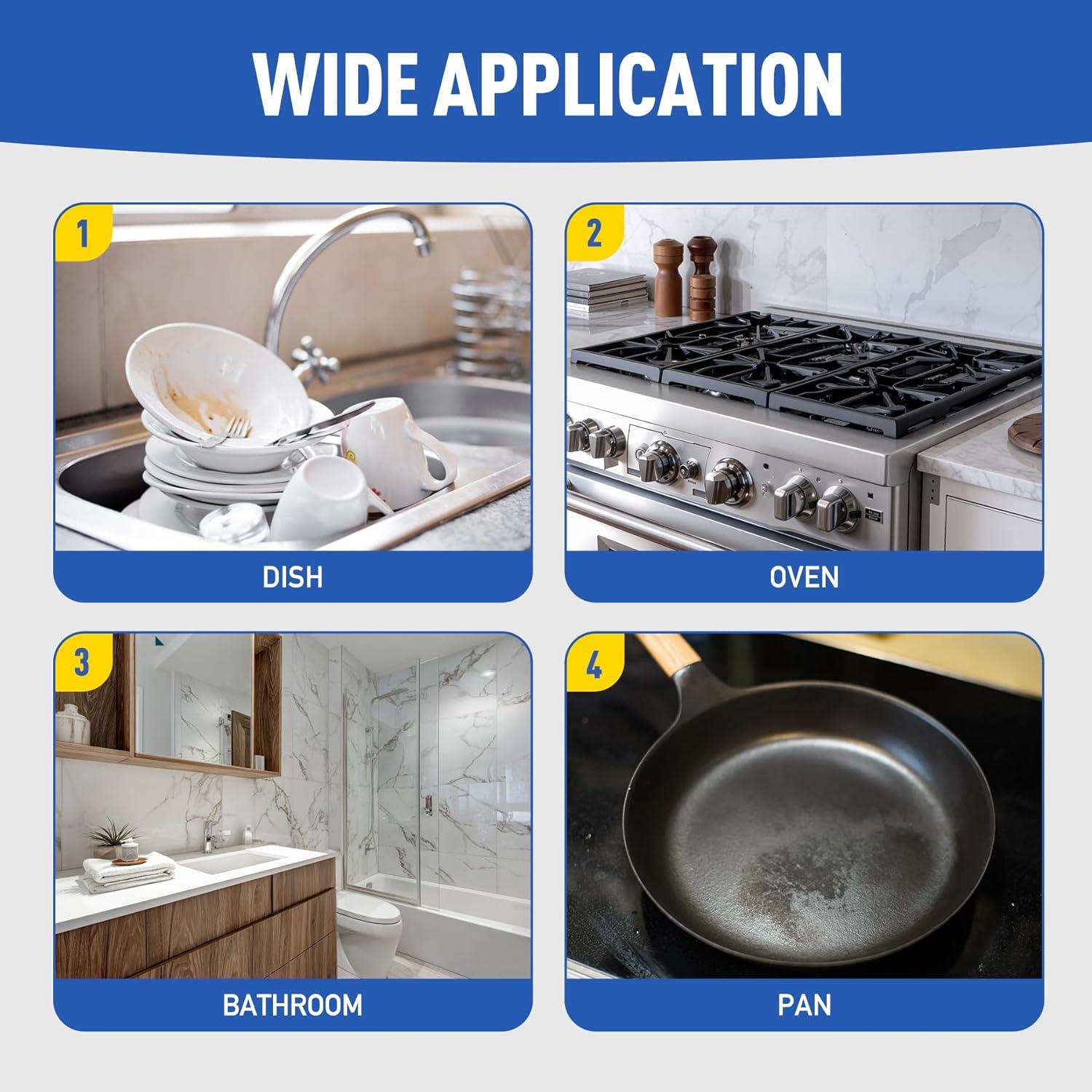 Recargas de Esponja para Varita de Platos Semiale 3 Piezas