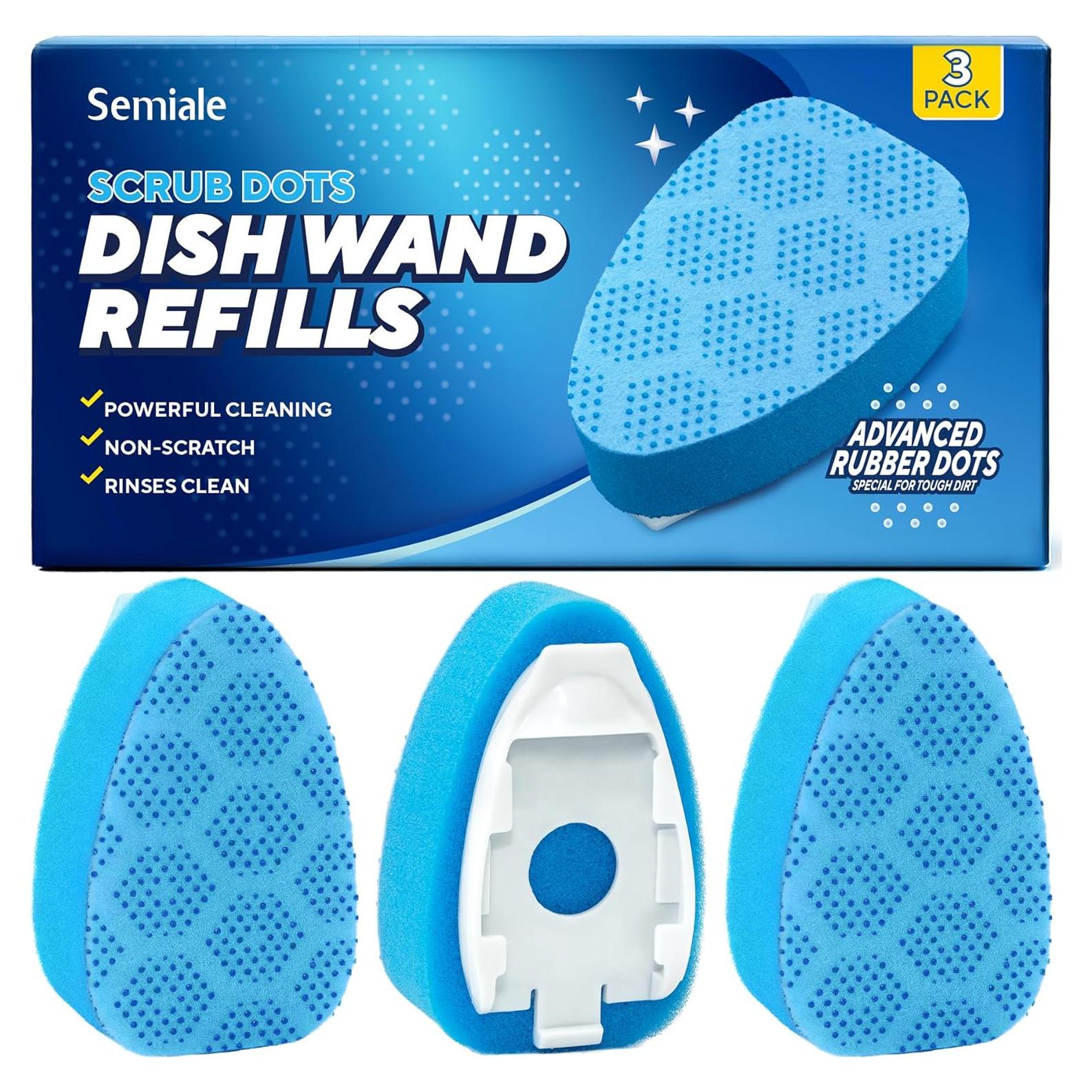 Recambios de esponja Semiale para varitas de fregado 3pcs