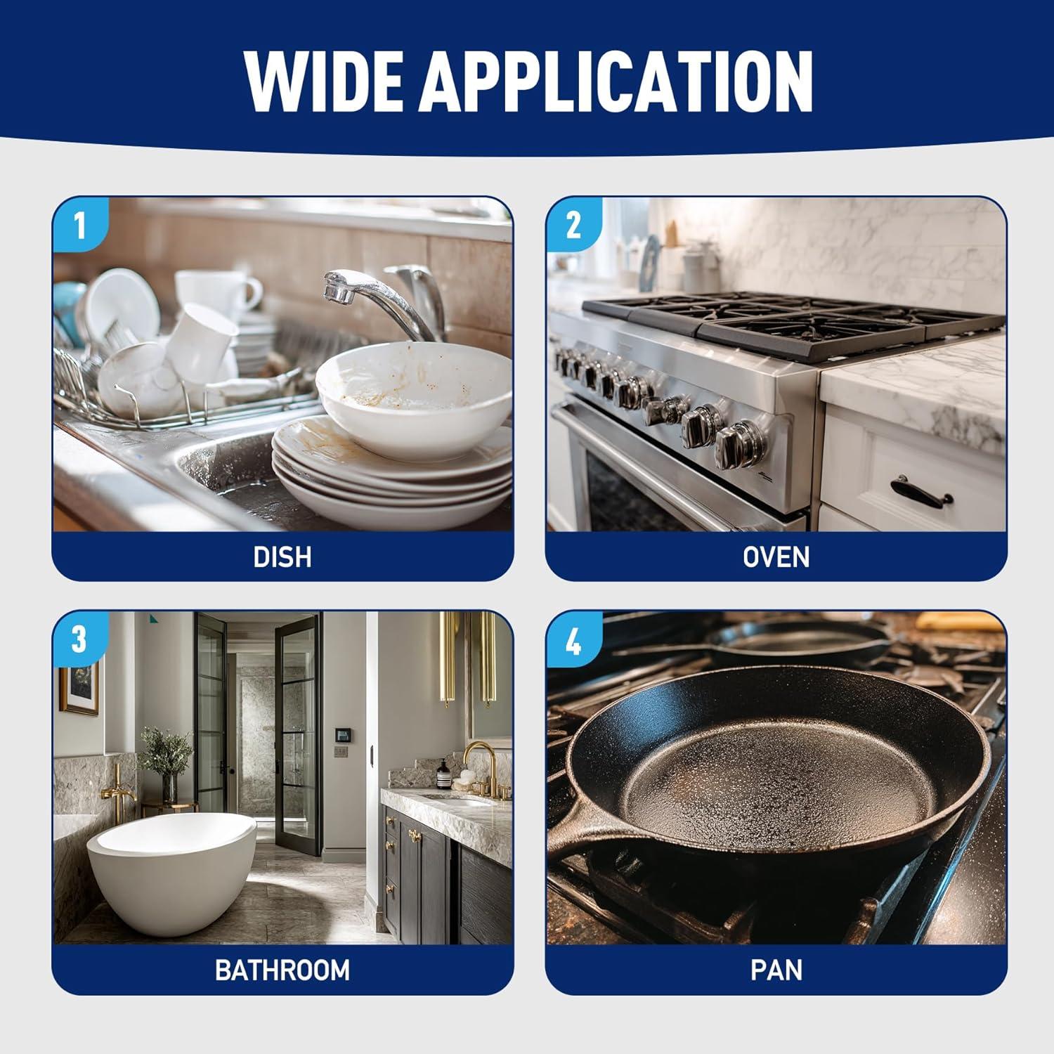 Recambios de esponja Semiale para varitas de fregado 3pcs