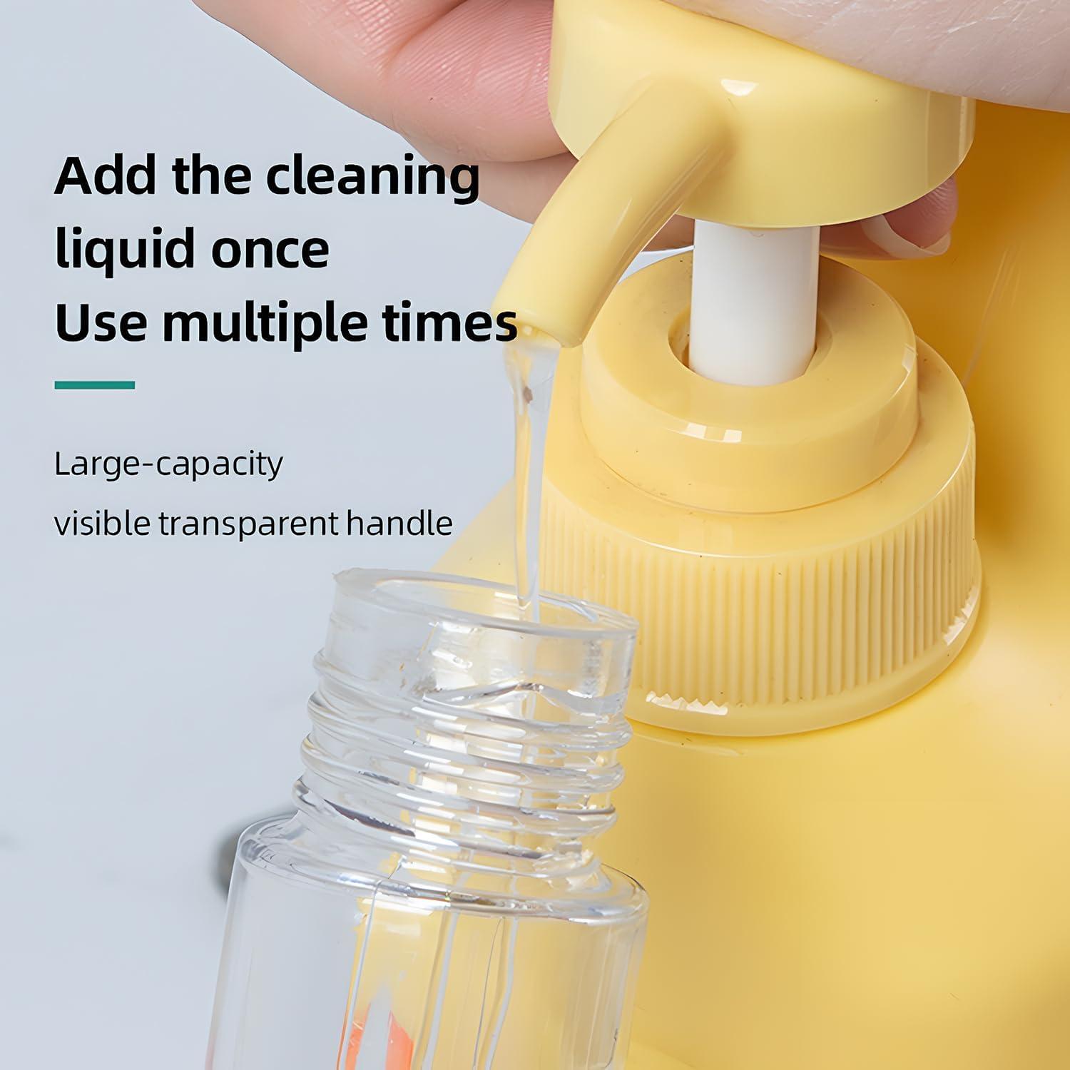 Cepillo de Platos con Dispensador de Jabón YONGYIJIA 2 Cabezas