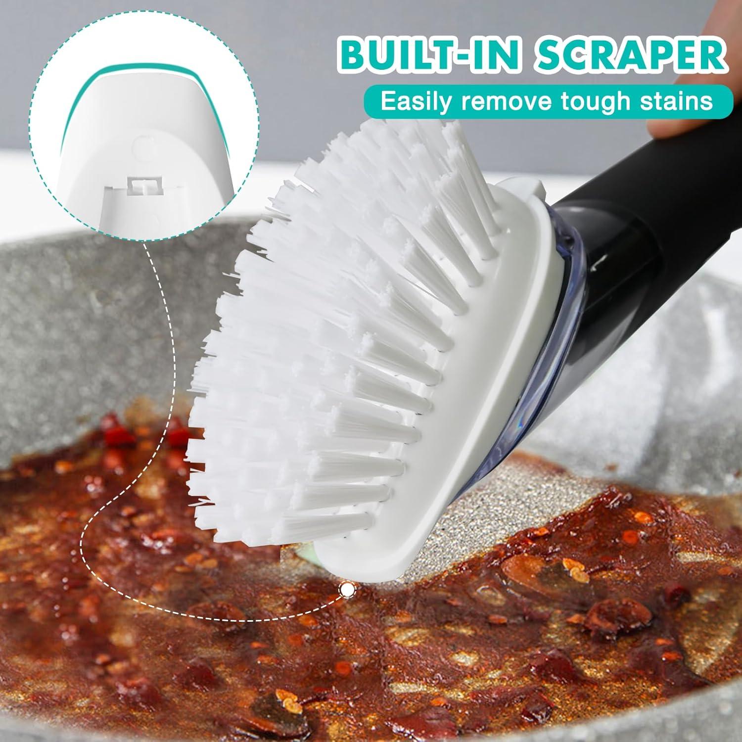 Cepillo de Platos Pamrack con Dispensador de Jabón 158g