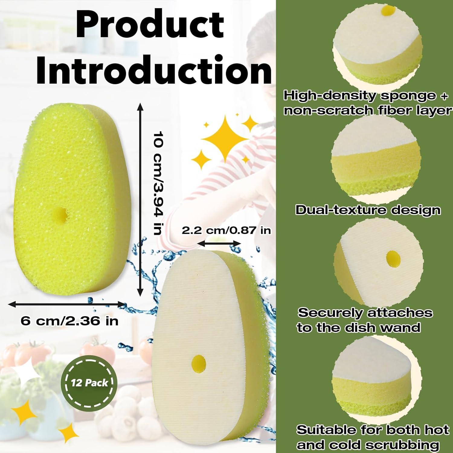 Recargas de Esponja Stitokg para Varita de Platos - 8 Pcs