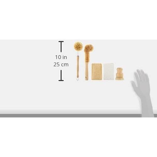 Juego de Cepillos de Cocina Tieralia - 5 Piezas Ecológicas