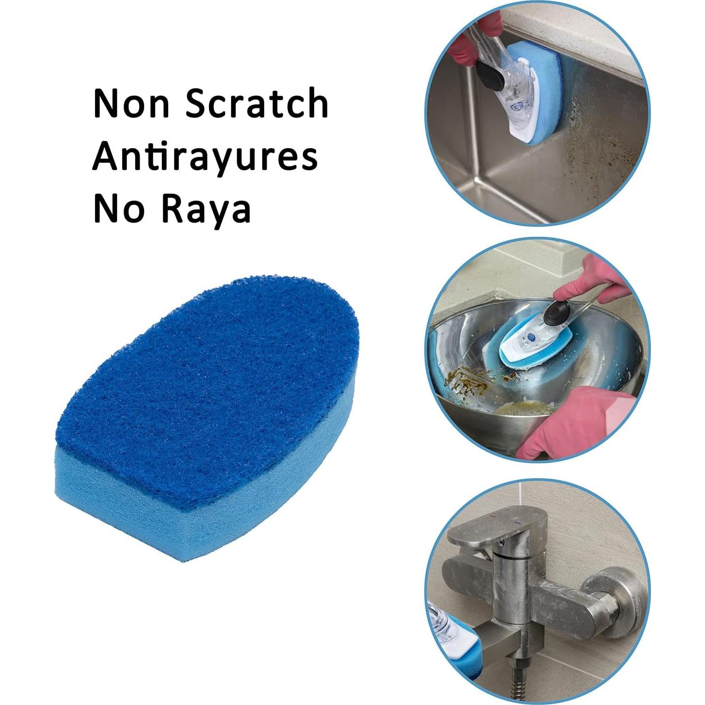 Kit de Recarga de Esponjas para Varita de Platos DGSDKD 12 Piezas