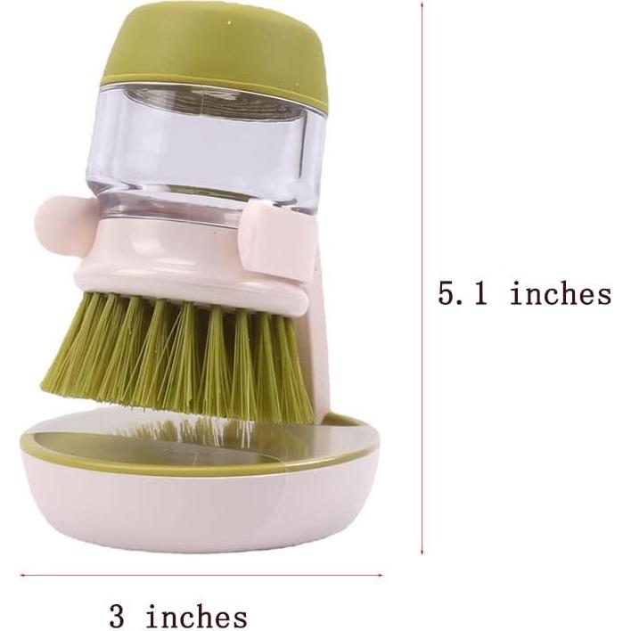 Cepillo de Platos DHDestined Fateful con Dispensador de Jabón Gris