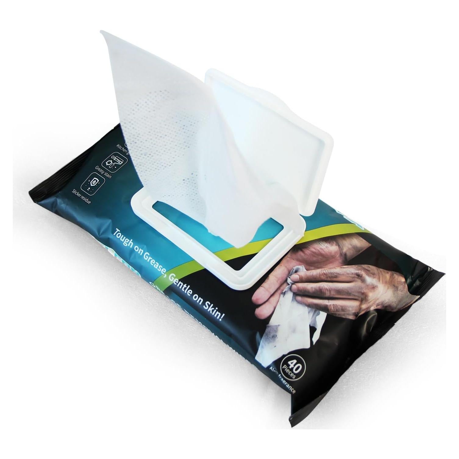 Toallitas de limpieza multiusos Qualifort 20.1x20.1cm 480u