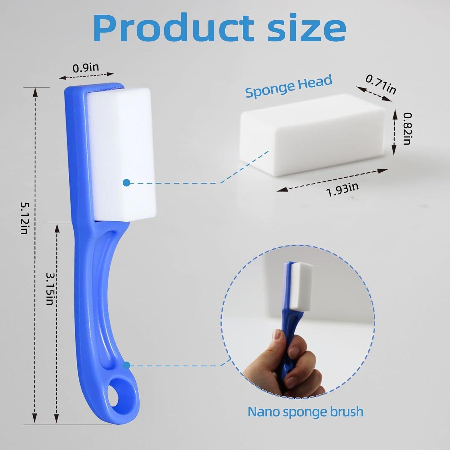 Borrador Esponja Mágica QuikSavor con 33 Repuestos y 2 Mangos