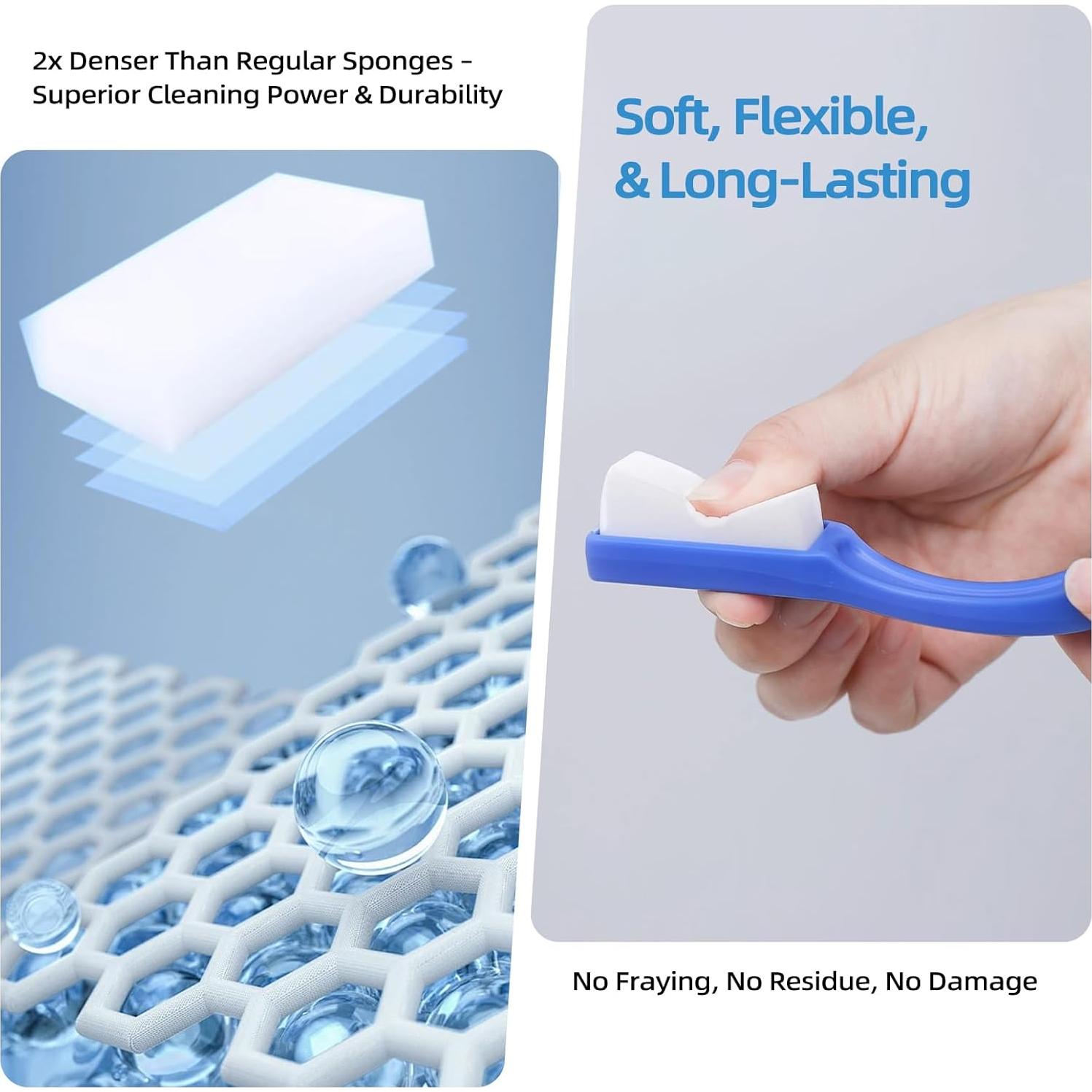 Borrador Esponja Mágica QuikSavor con 33 Repuestos y 2 Mangos