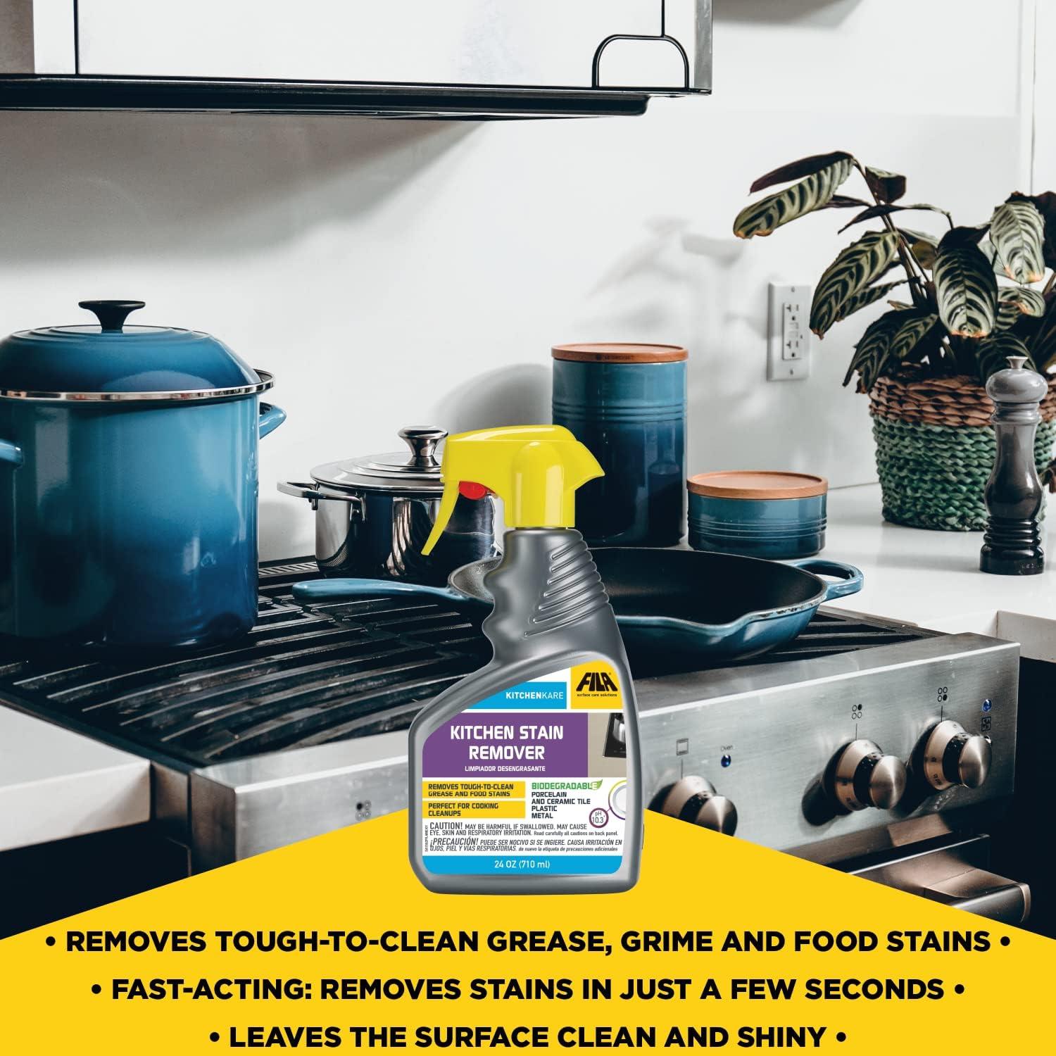 Limpiador Desengrasante KITCHENKARE FILA 24oz para Cocina y BBQ