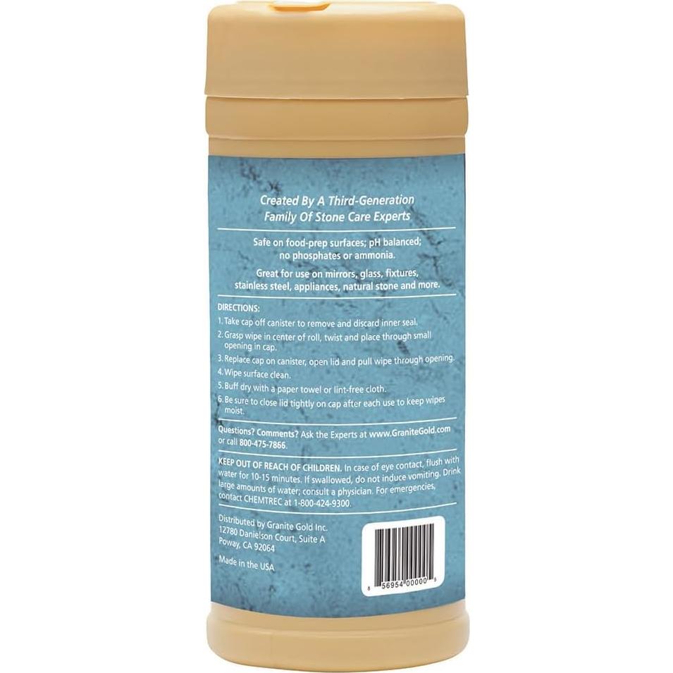 Toallitas Multi-Superficies Granite Gold - 40 Unidades