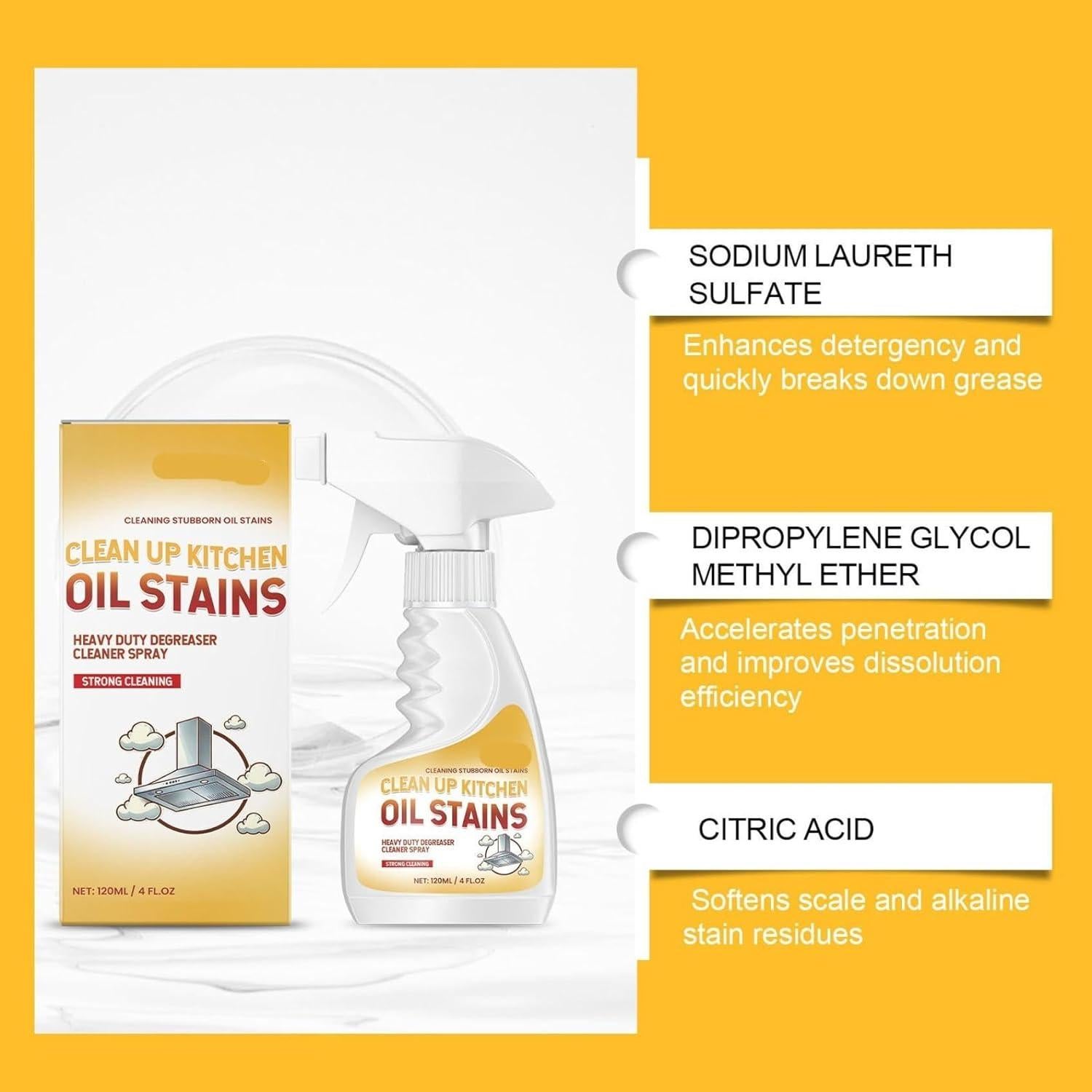 Desengrasante de Cocina EFL 118 ml - Limpiador Multiusos