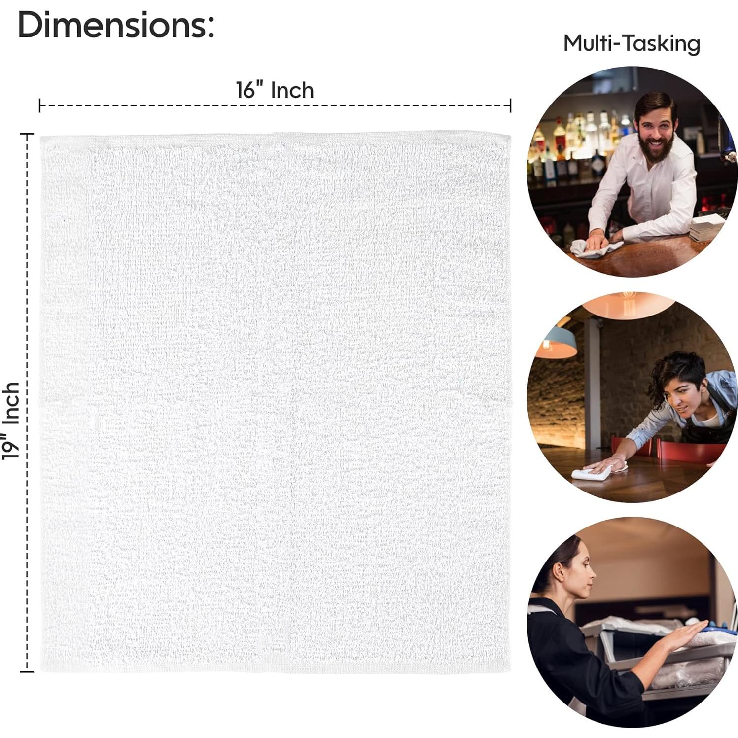 Toallas de Cocina Nabob Wipers 100% Algodón 12 Piezas 35x43 cm