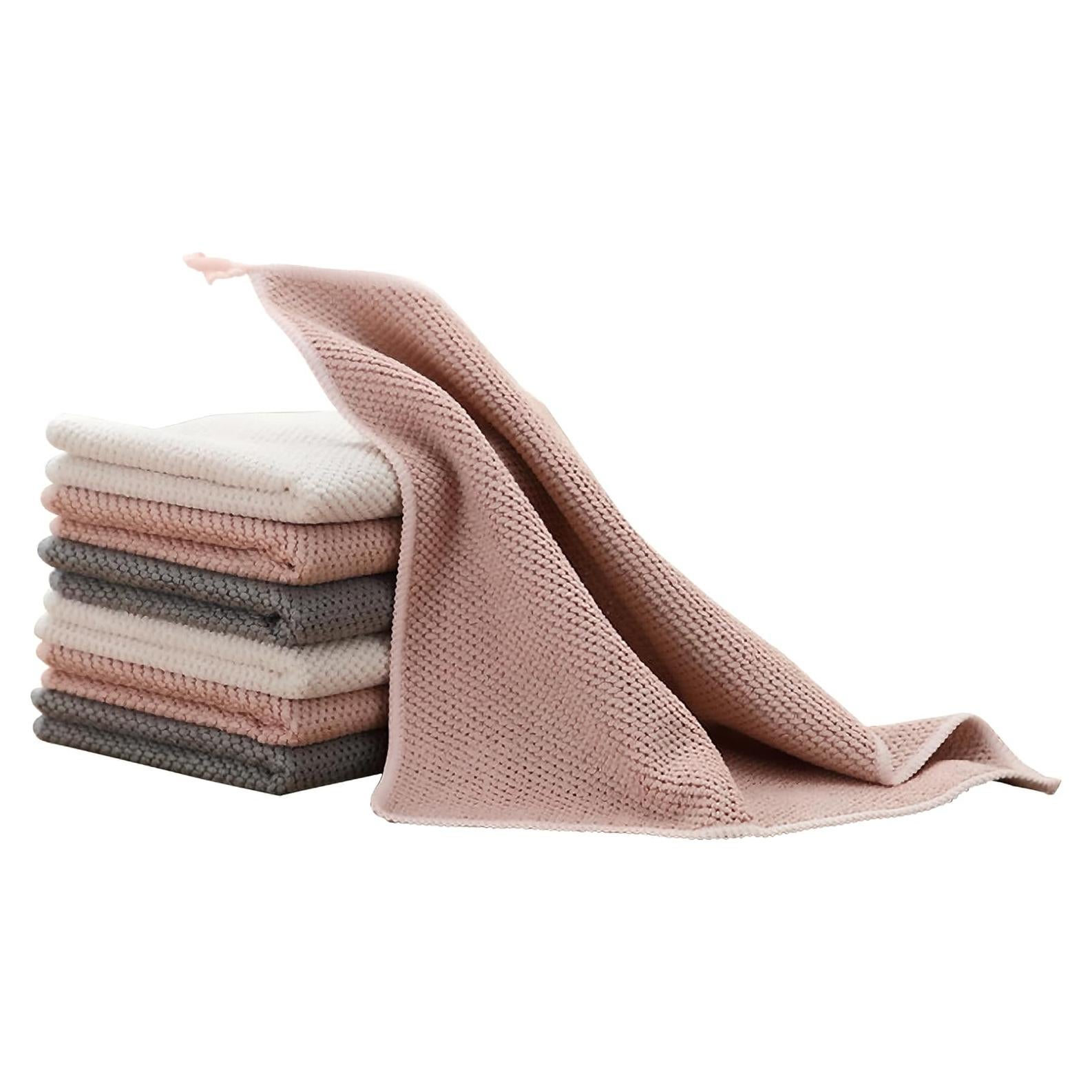 Paquete de 9 Paños de Microfibra VVmotes 30x30cm Absorbentes