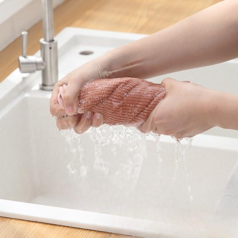 Paquete de 9 Paños de Microfibra VVmotes 30x30cm Absorbentes