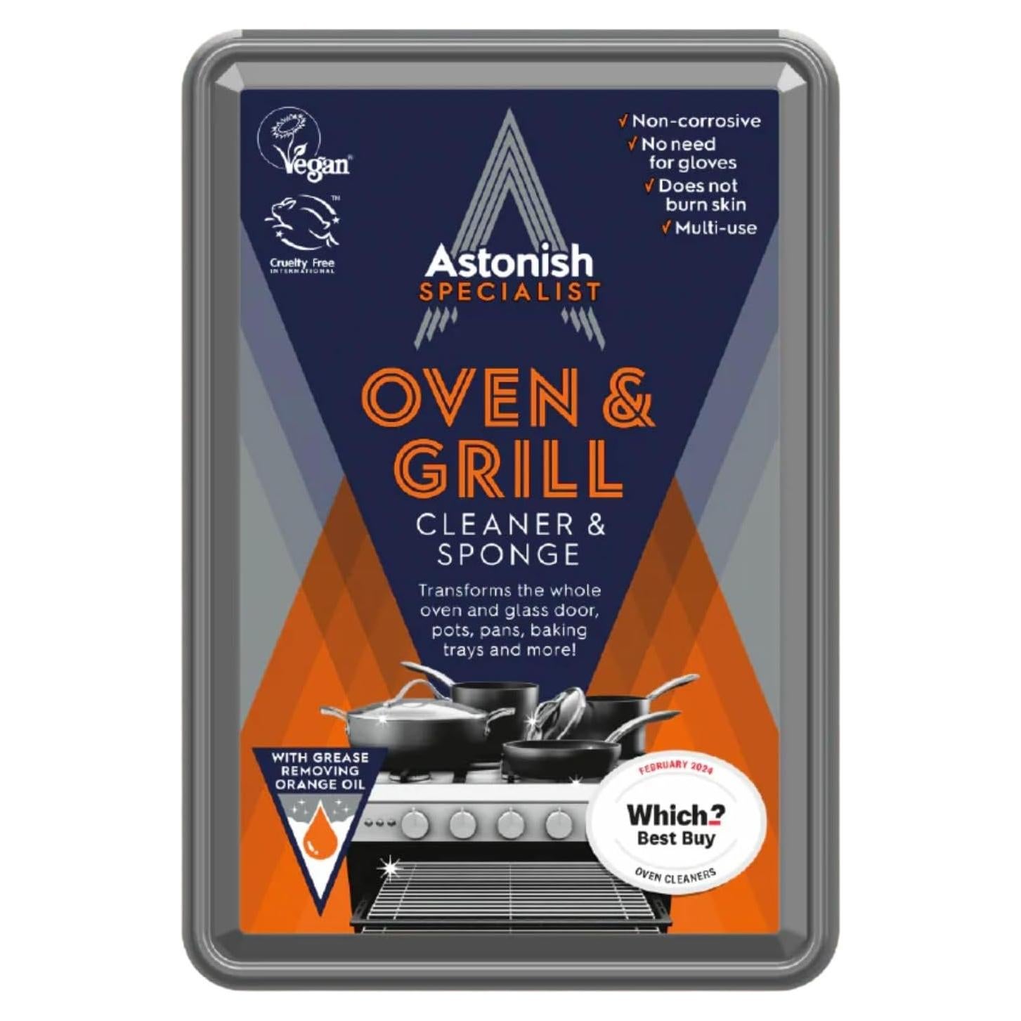 Limpiador Desengrasante Astonish Specialist 250g - Pasta con Aceite de Naranja