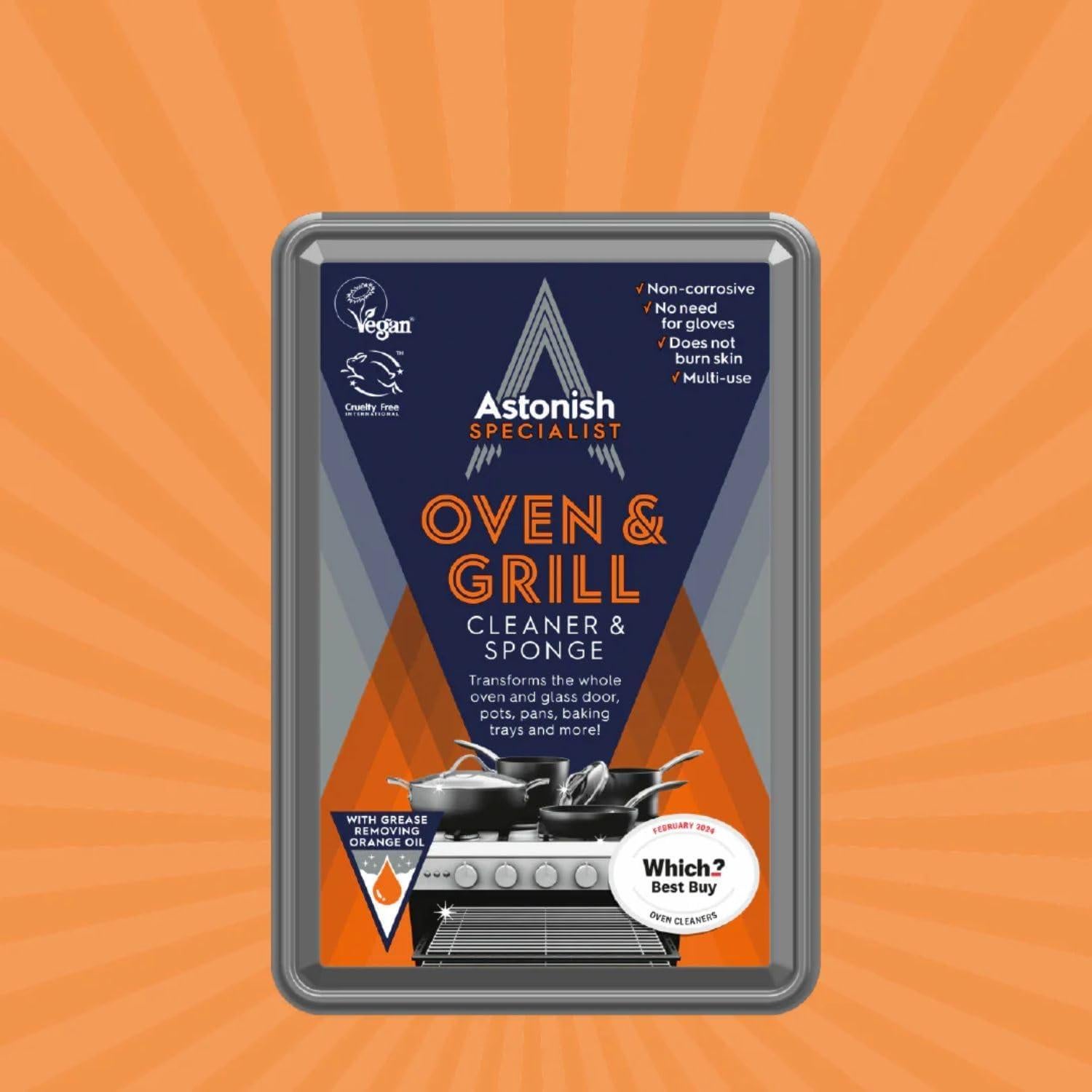 Limpiador Desengrasante Astonish Specialist 250g - Pasta con Aceite de Naranja