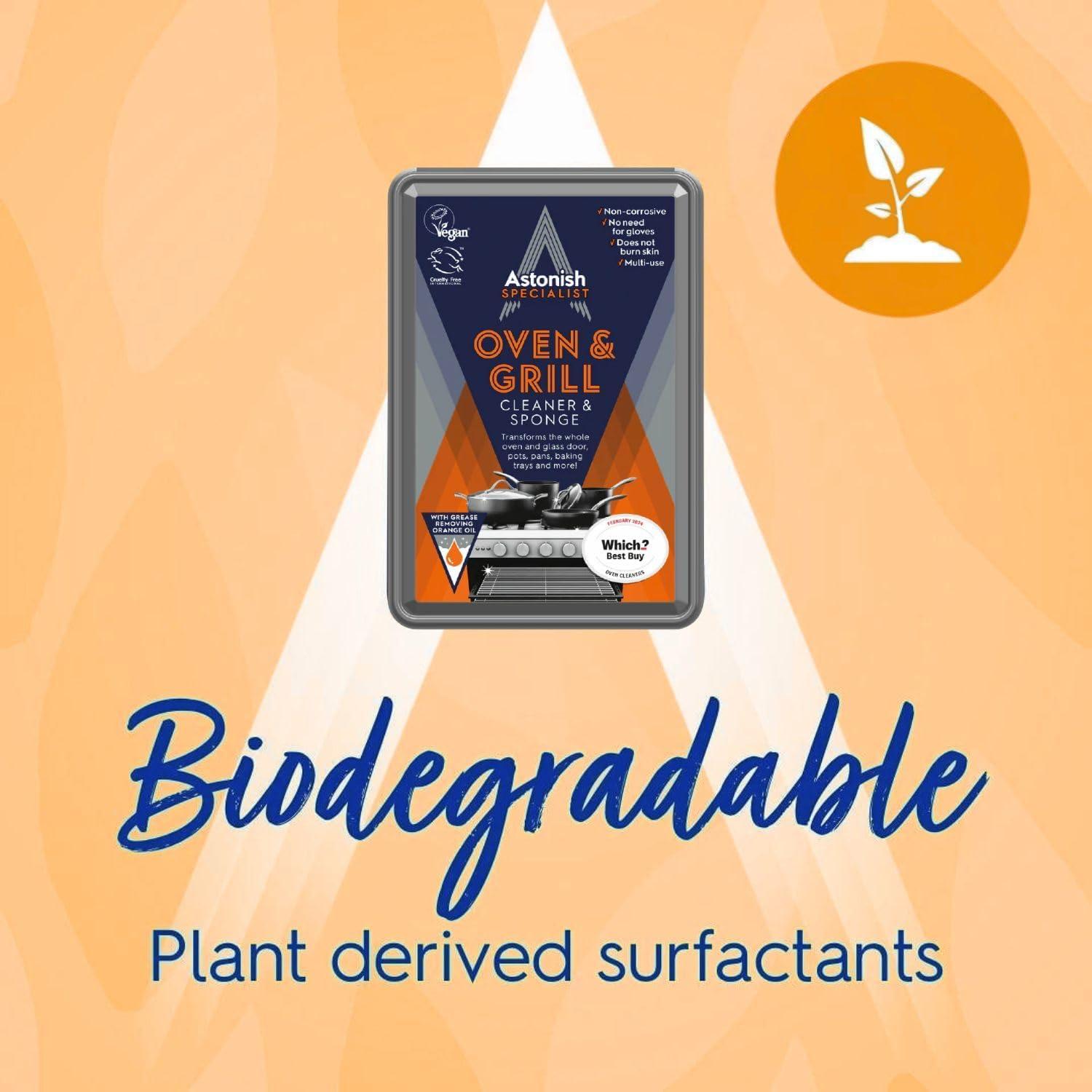 Limpiador Desengrasante Astonish Specialist 250g - Pasta con Aceite de Naranja