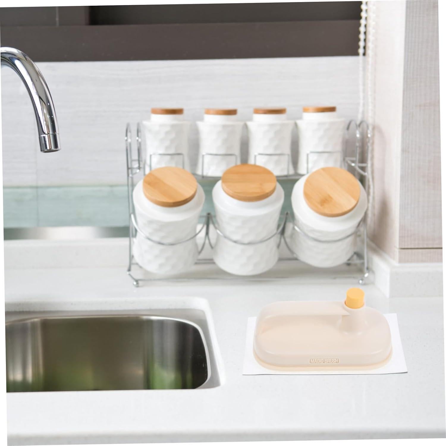 Paño de limpieza desengrasante Alipis con cepillo desechable