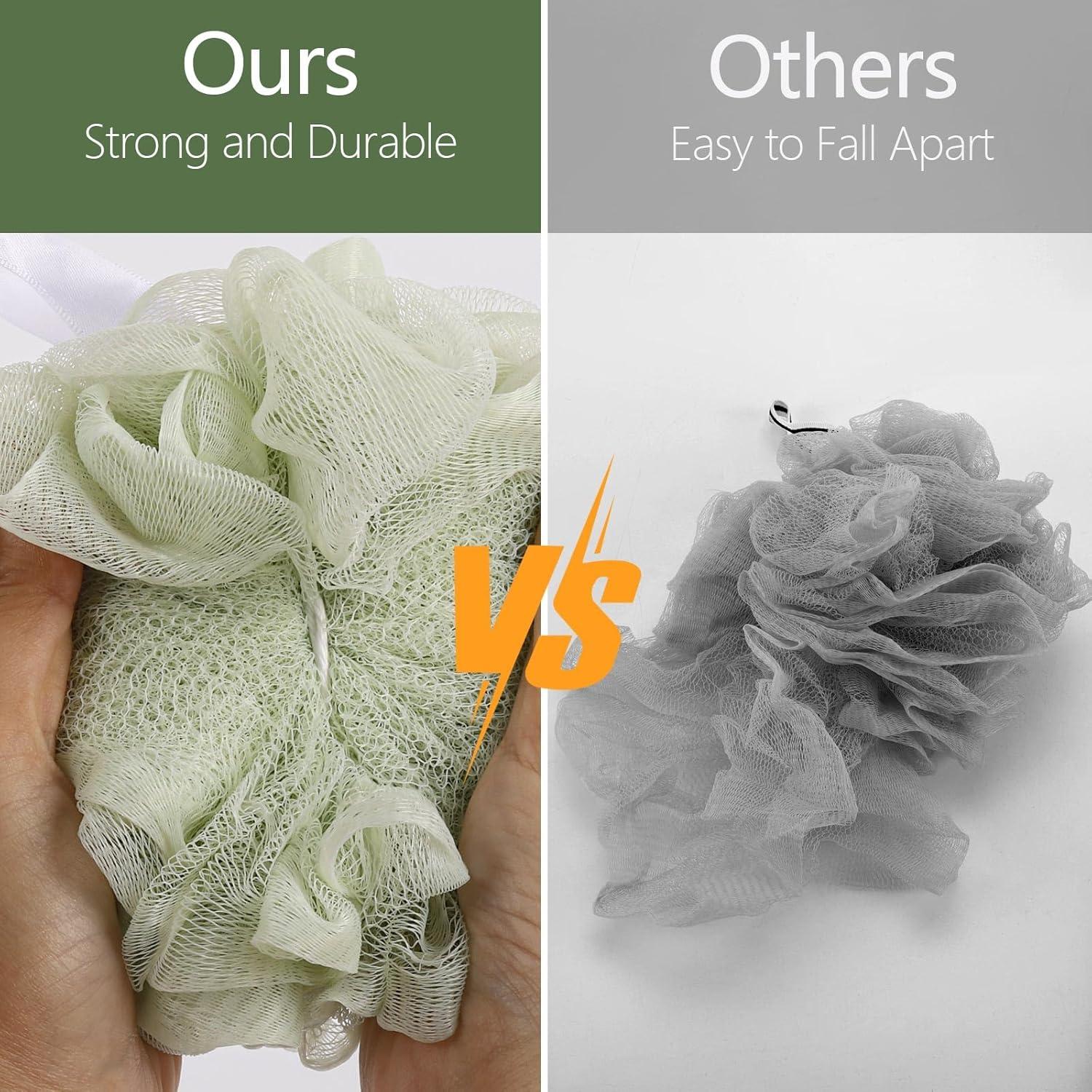 Esponja de Baño de Lufa BTYMS XL 75g - Paquete de 6