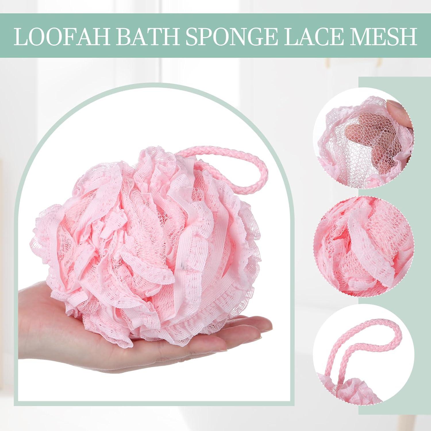 Conjunto de 4 Esponjas de Baño Loofah Sunnyray 60g Exfoliantes