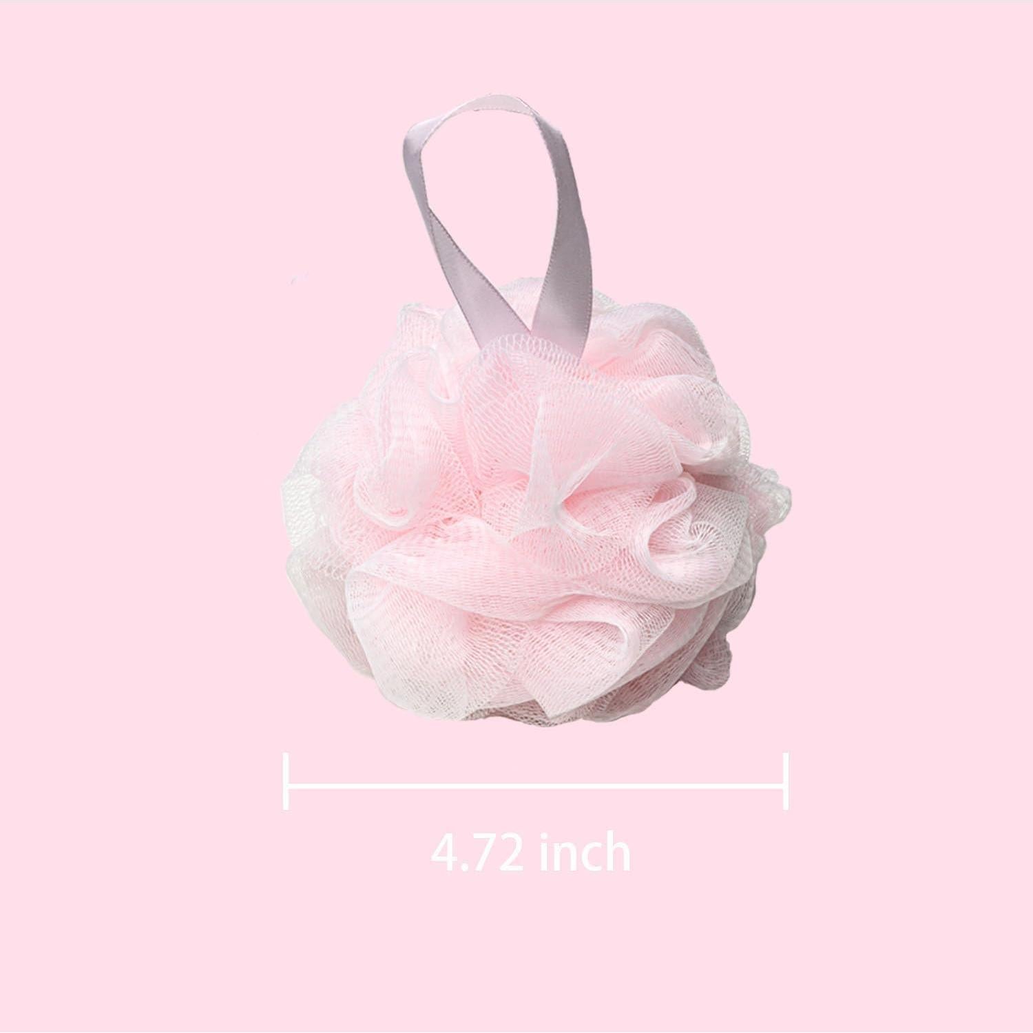 Esponja de Baño SEVENHEAD Rosa 50g - Juego de 4 Unidades