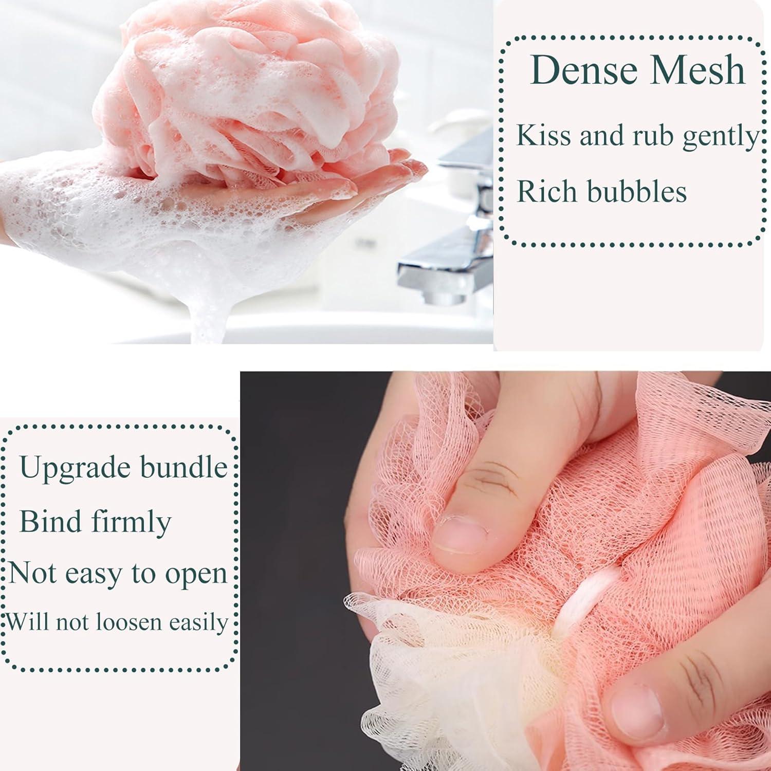 Esponjas de Lufa para Baño GZTFPQ - Paquete de 4 Unidades Exfoliantes