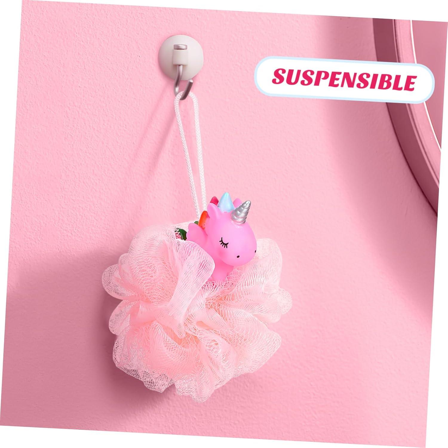 Esponjas de Ducha Exfoliantes Unicornio Lurrose 2 Pcs 14x11 cm