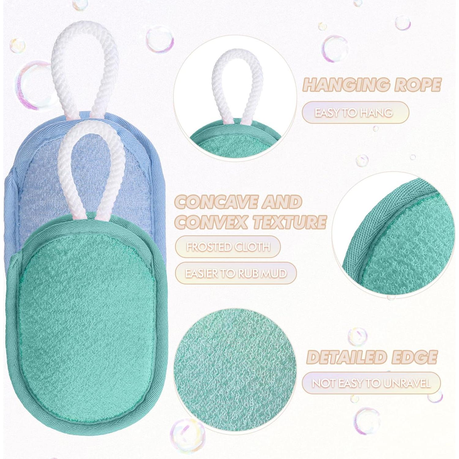 Juego de 4 Ahorra Jabón Exfoliante Sunnyray 16x11 cm