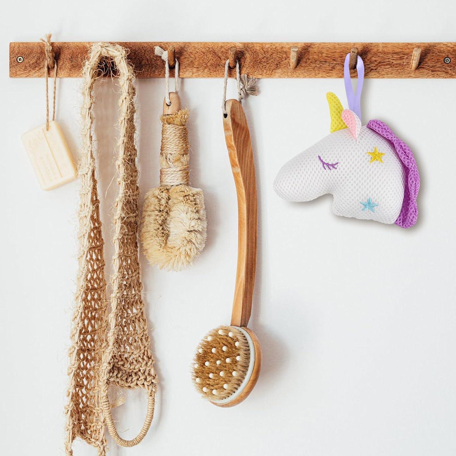 Esponja de Ducha FRCOLOR Unicornio 16x15cm Exfoliante Suave