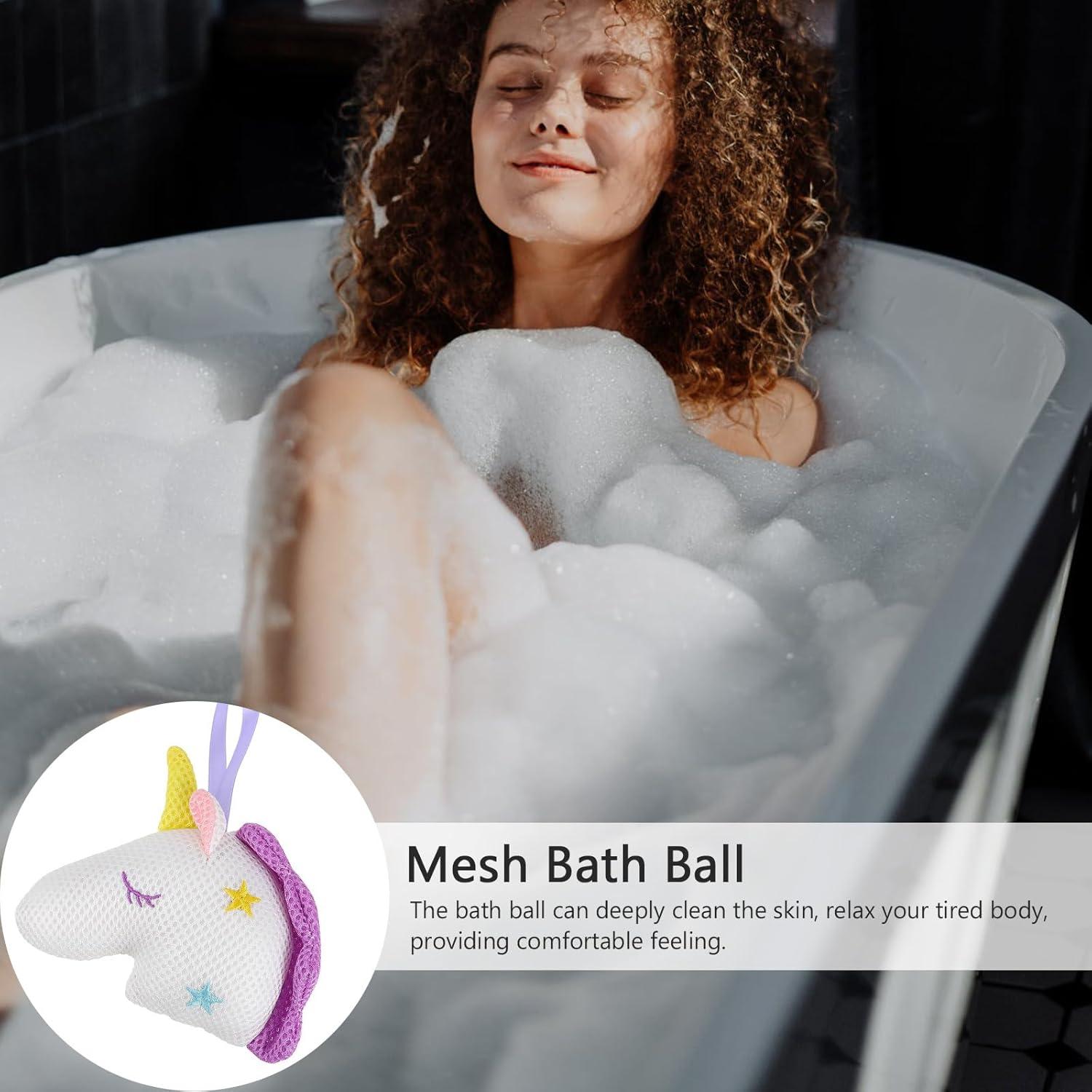 Esponja de Ducha FRCOLOR Unicornio 16x15cm Exfoliante Suave