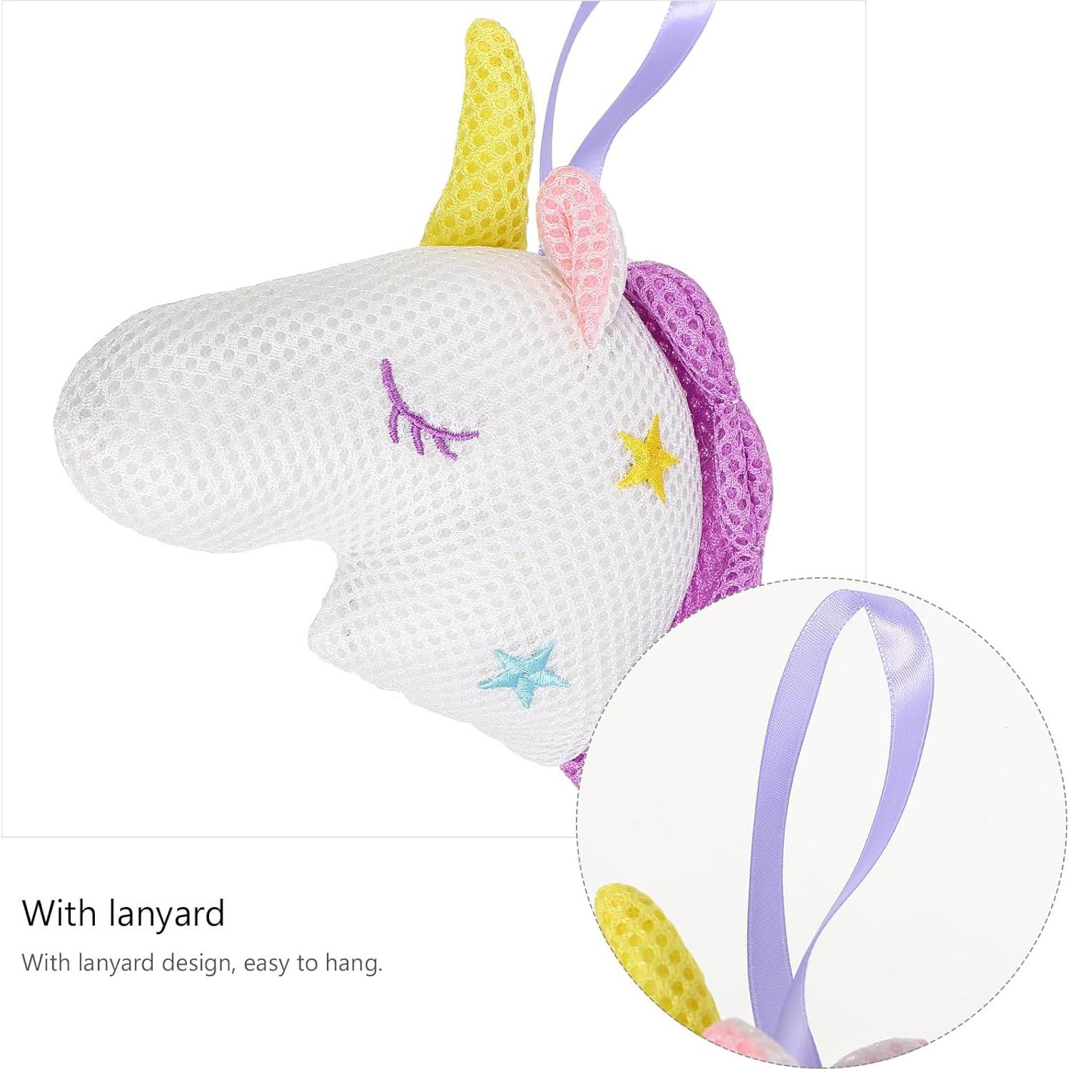 Esponja de Ducha FRCOLOR Unicornio 16x15cm Exfoliante Suave