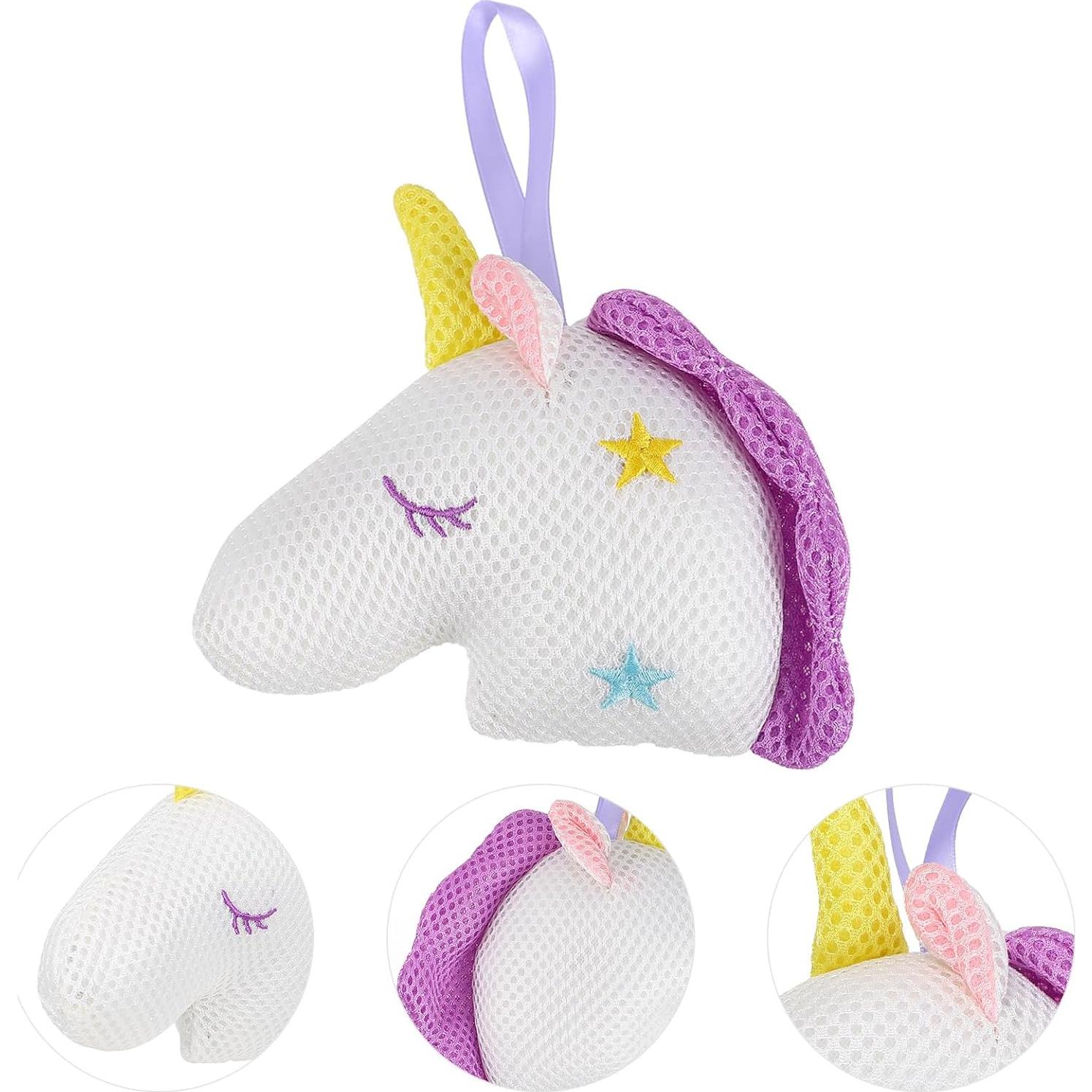 Esponja de Ducha FRCOLOR Unicornio 16x15cm Exfoliante Suave