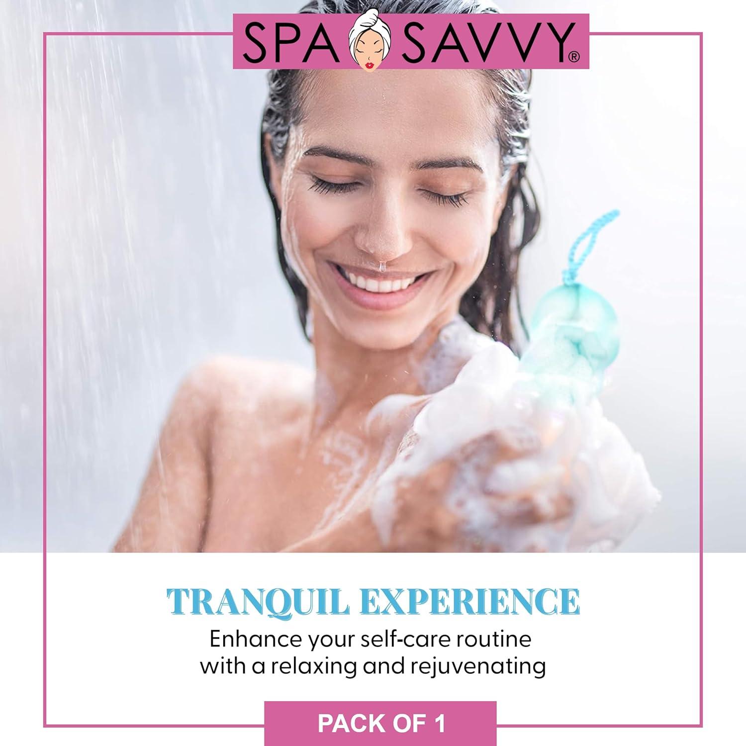 Esponja de Ducha Exfoliante Donnamax Verde 35.88x8.30cm