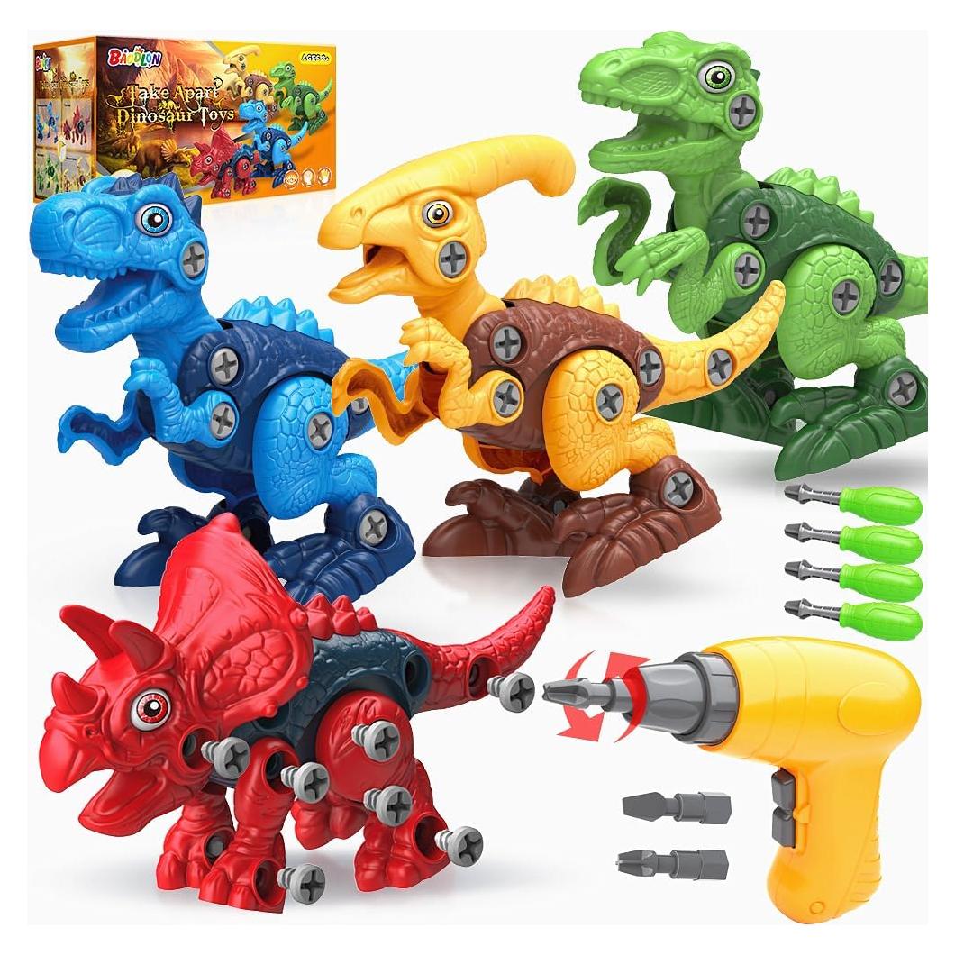 Juguete de Dinosaurios BAODLON con Taladro Eléctrico - STEM